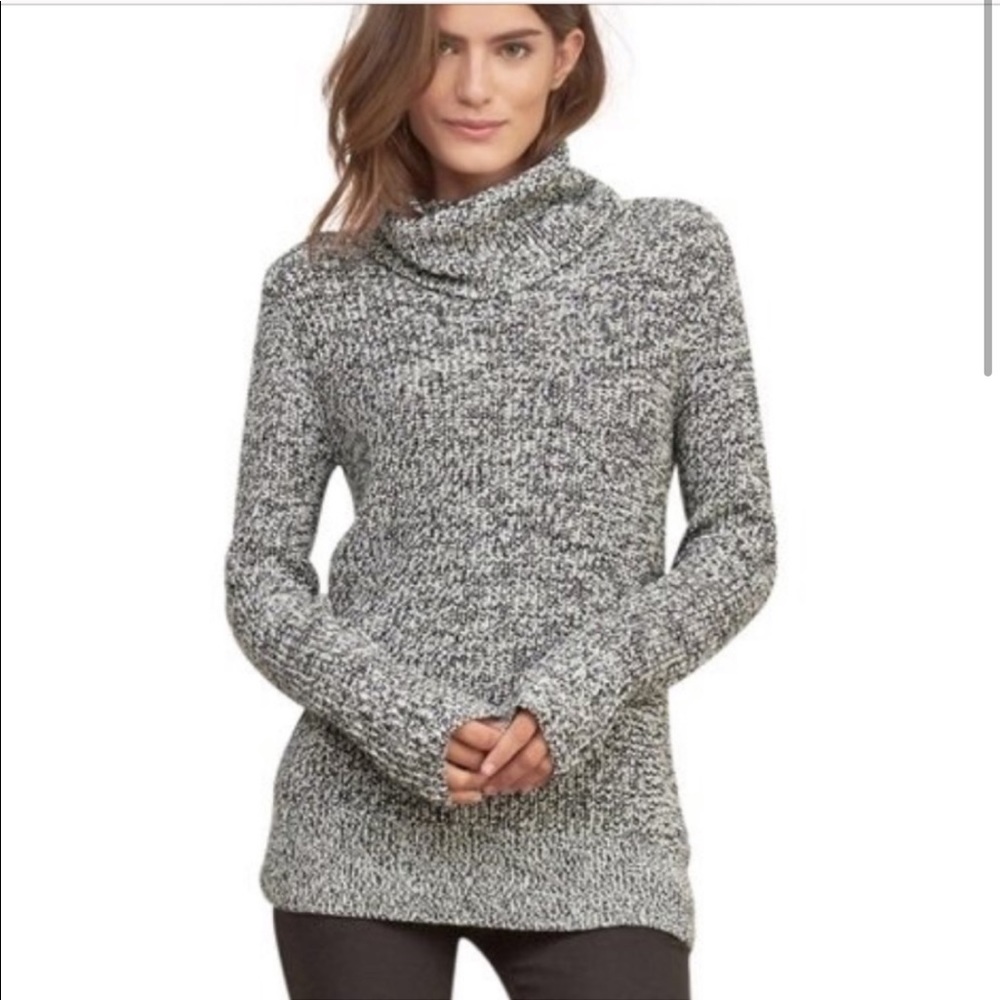 Abercrombie and Fitch Marbled Turtleneck Sweater